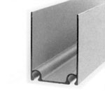 Верхний и нижний алюминиевый профиль для секционных ворот